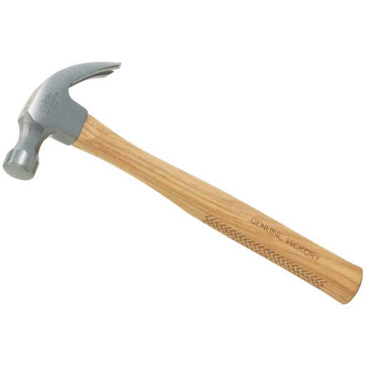Do it Best 16 Oz. Smooth-Face Curved Claw Hammer with Hickory Handle